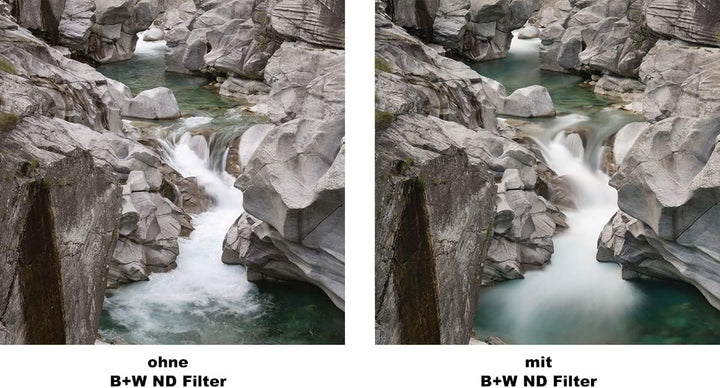 B+W Graufilter ND 1,8 MRC Nano Master 49mm (16x vergütet, Slim, Premium)