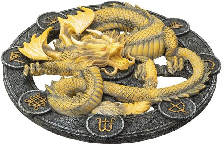 Pacific Giftware Wandrelief Drache Imbolc by Anne Stokes 27 cm | Figur Statue Dragons of the Sabbats