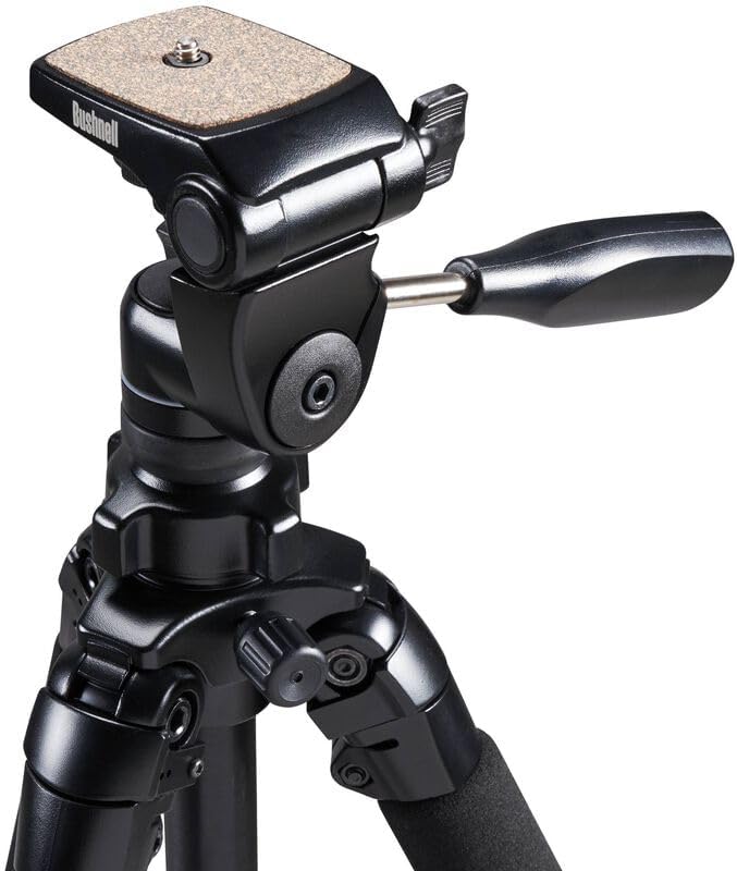Bushnell Stativ Dreibein  - 2,4 KG,  bis 155cm, Kamerastativ, Fernglasstativ, 784030 60", 60"