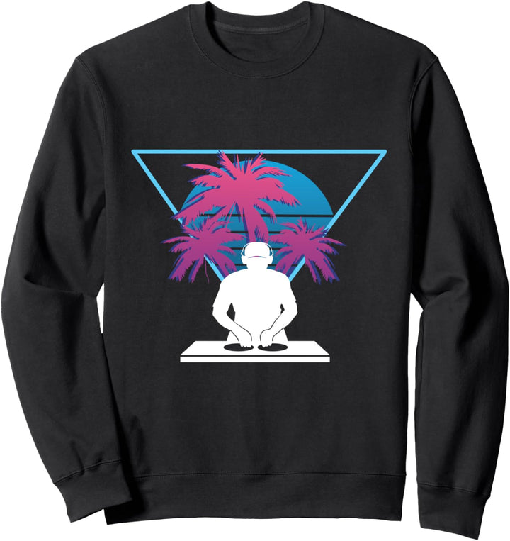 Turntable DJ Musik EDM Mischpult Musik Produzent Sweatshirt