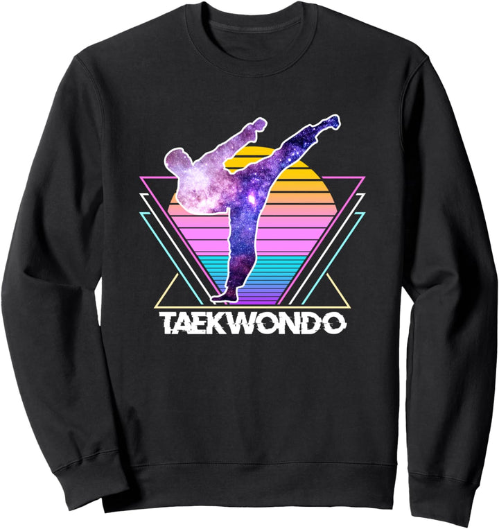 Taekwondo Kampfkunst Sport Retro Vintage Vaporwave 90er Sweatshirt
