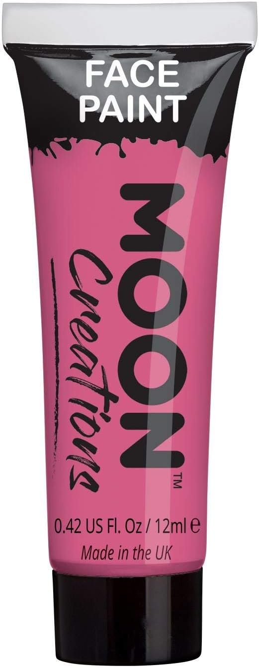 Moon Creations Gesichts- und Körperfarbentuben, gebrauchsfertige Gesichtsfarbe, ohne Flocken, tierve