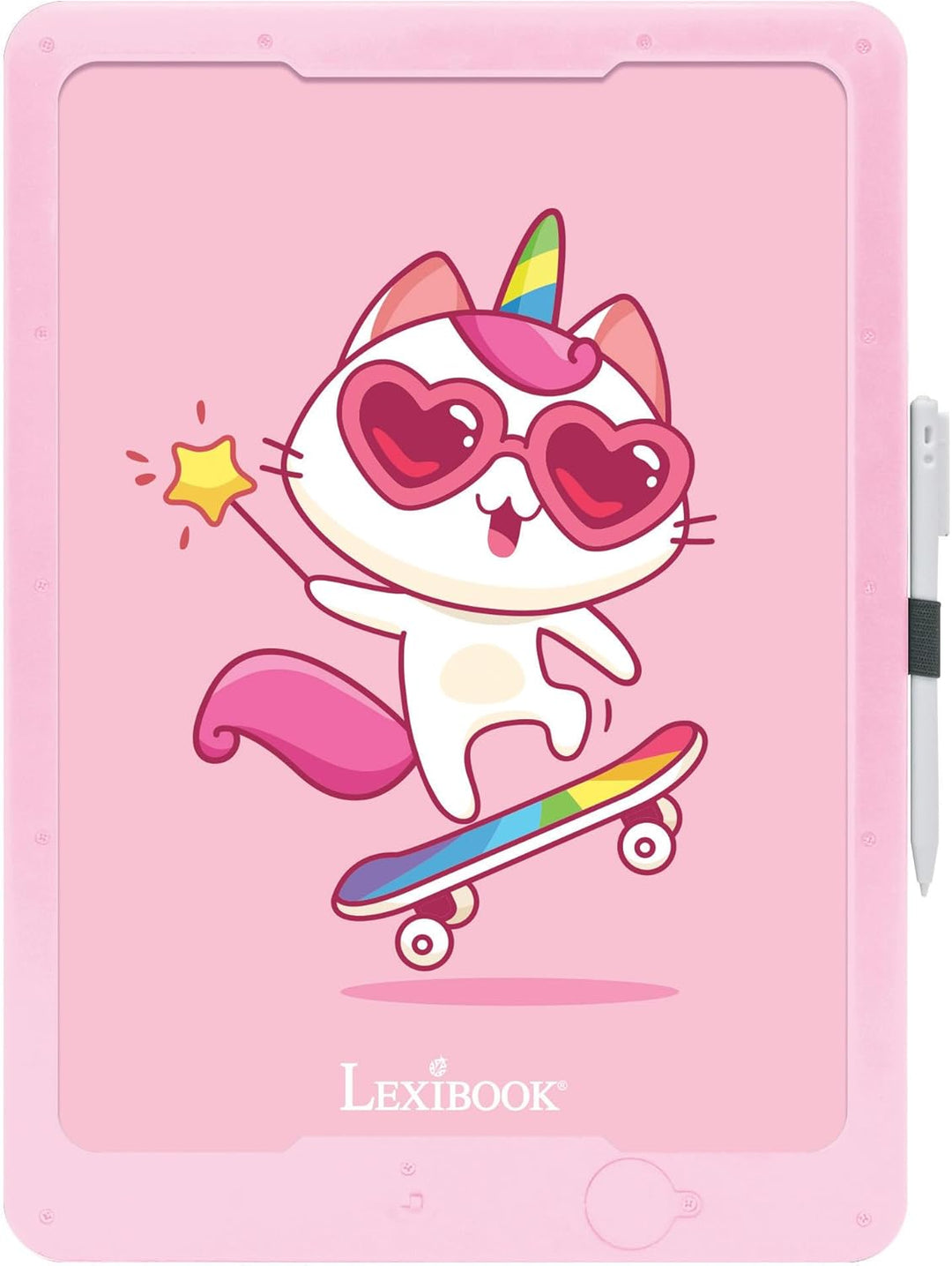 Lexibook, Power Draw®, Elektronische Zeichentafel mit Stift inklusive, Grosses 14’ E-Ink LCD-Display