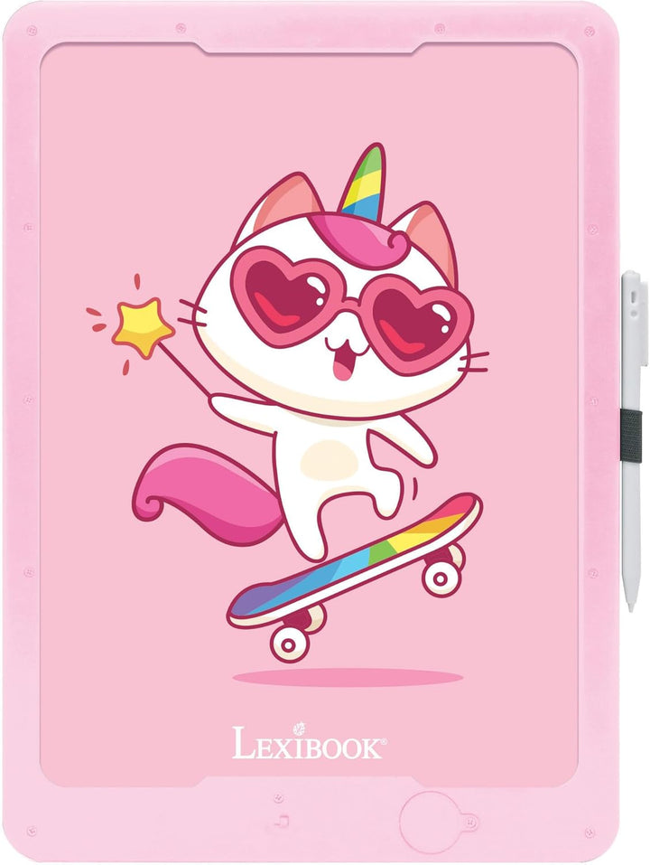 Lexibook, Power Draw®, Elektronische Zeichentafel mit Stift inklusive, Grosses 14’ E-Ink LCD-Display
