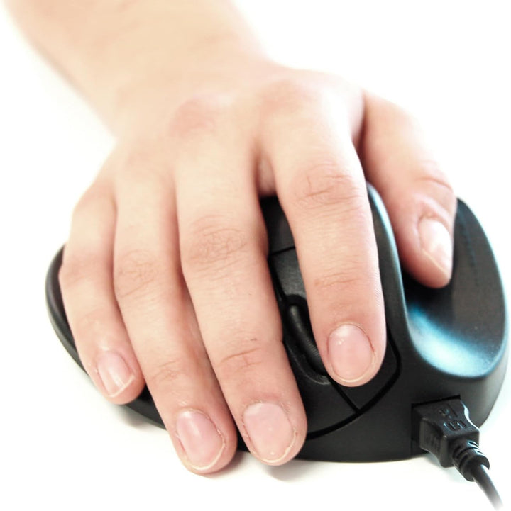 HIPPUS M2WB-LC HandShoe Mouse rechts M | optische Maus | ergonomisches Design,- Vorbeugung gegen geg
