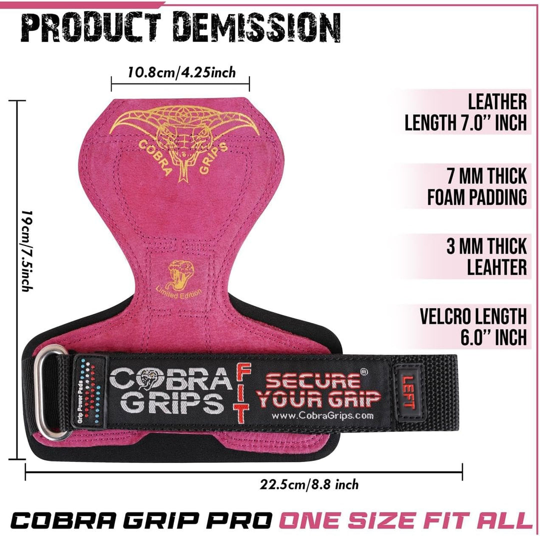 Cobra Grips V2 Lifting Griffe Gewicht Versa Handschuhe Alternative Power rot, rot