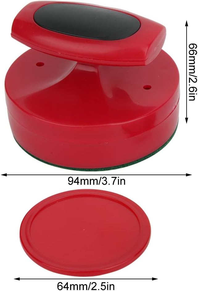 Keenso 94mm Tischhockeyspiel-Drücker 2 STK. Grosse Air-Tischhockeyspiel-Drücker mit 4 Pucks Hockey P