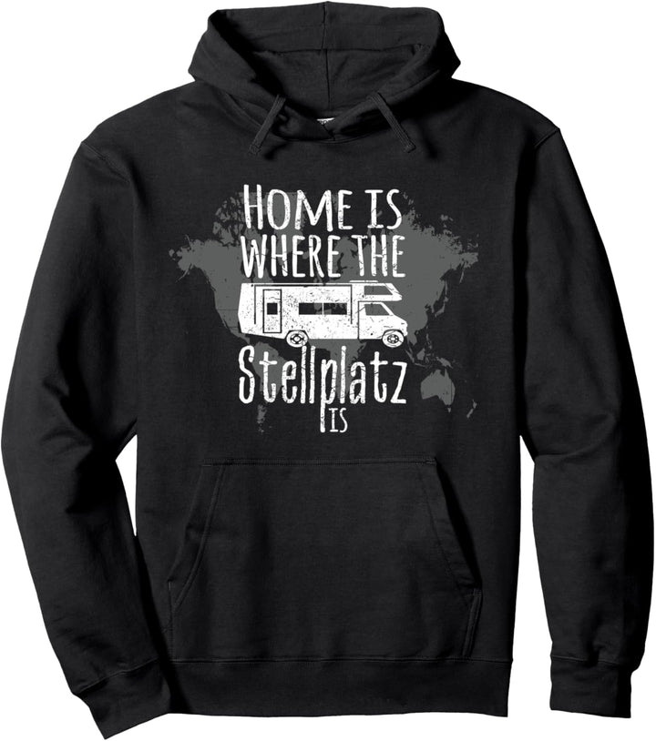 Camper Lustiger Spruch Stellplatz Wohnwagen Campen Camping Pullover Hoodie
