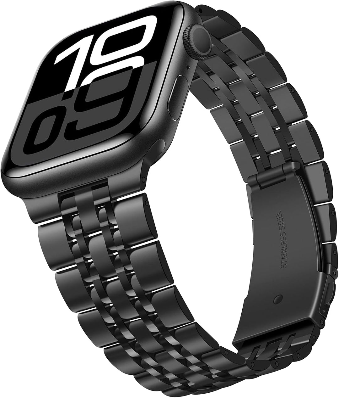 Tasikar Kompatibel mit Apple Watch Armband 42mm(Series 11/10) 41mm 40mm 38mm, Massives Edelstahl Met