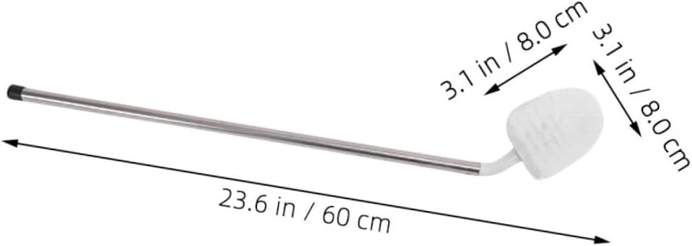 SEWACC Eimerbürste mit 60cm Langem Edelstahlgriff Nylonborsten Reinigungsbürste für Wasserbehälter F