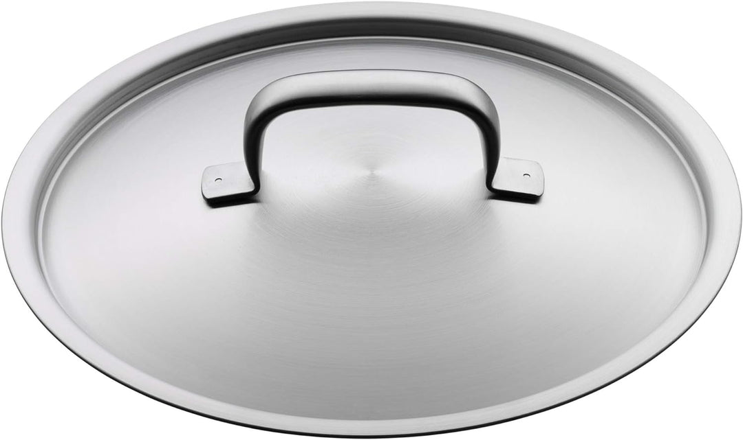 WMF Gourmet Plus Kochtopf klein 16cm, Metalldeckel mit Dampföffnung, Bratentopf Induktion 1,4l, Crom
