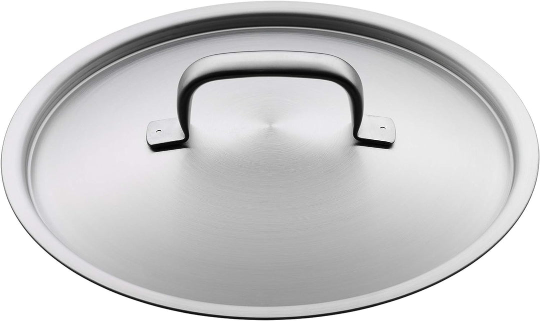 WMF Gourmet Plus Kochtopf klein 20cm, Metalldeckel mit Dampföffnung, Bratentopf Induktion 2,5l, Crom