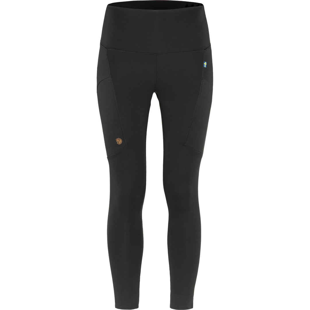 FJALLRAVEN Damen Pants Abisko Tights W XXS Schwarz, XXS Schwarz