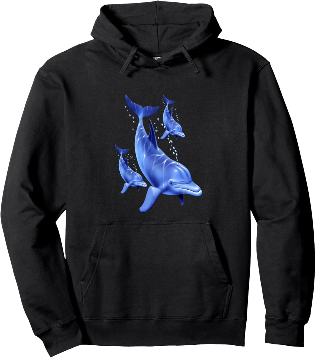 Netter Meereslebewesen-Delphin Pullover Hoodie