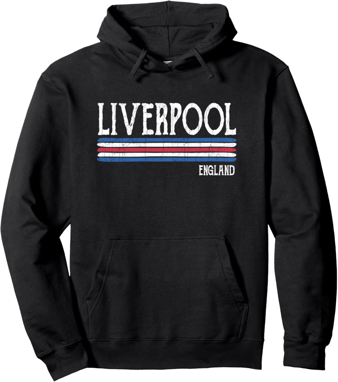 Vintage Liverpool England Pullover Hoodie