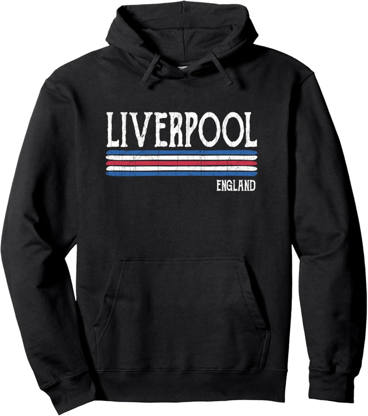 Vintage Liverpool England Pullover Hoodie