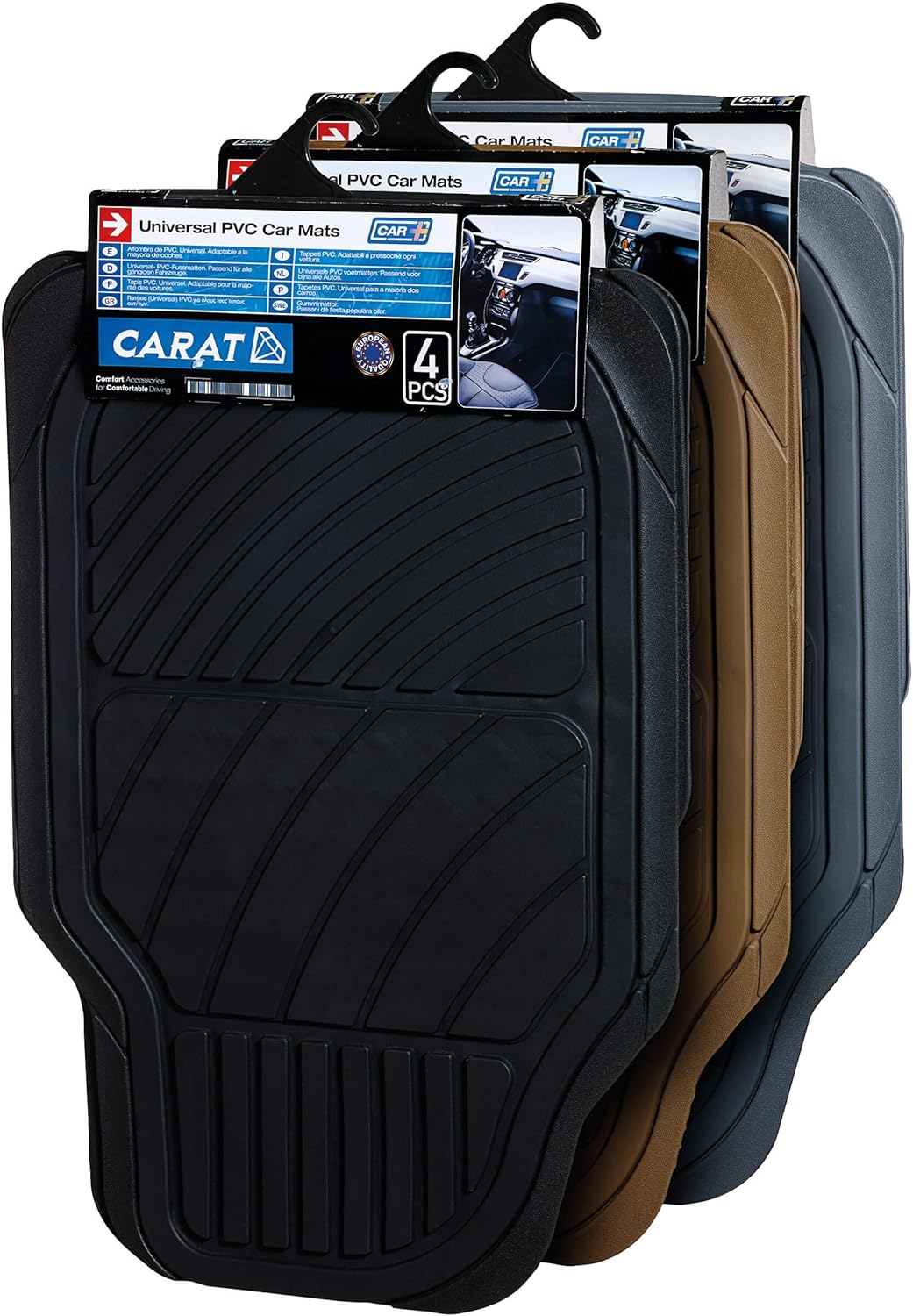Sumex Carat Universal-GummifuÃƒŸmatten beige (4-teilig)