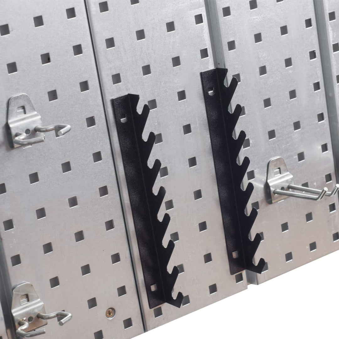 PAFEN Werkzeugwand aus Metall - 1160 mm x 770 mm - Set 42 Werkzeughaltern mit Lochwand Lagersystem W