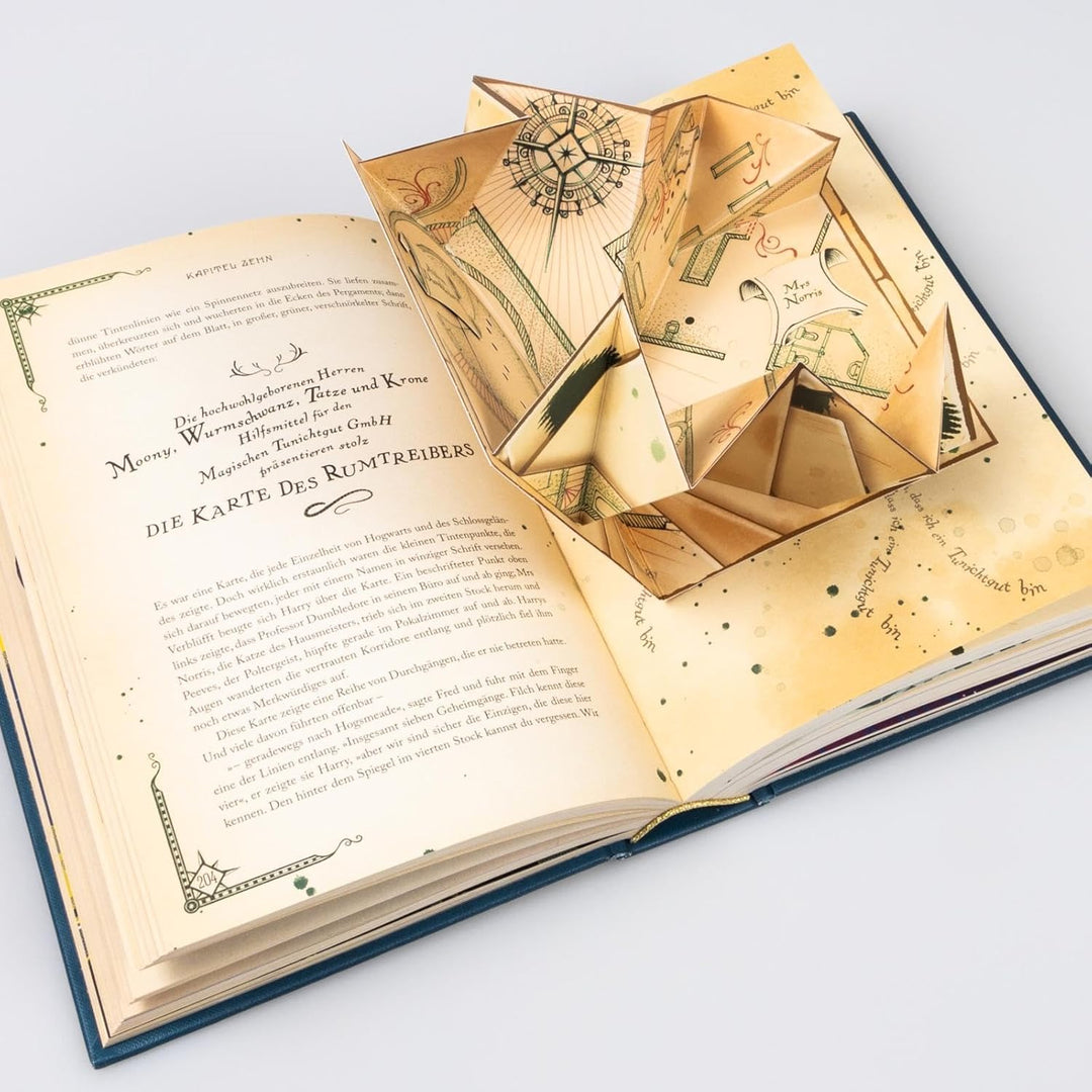 Harry Potter und der Gefangene von Askaban (MinaLima-Edition mit 3D-Papierkunst 3): Farbig illustrie