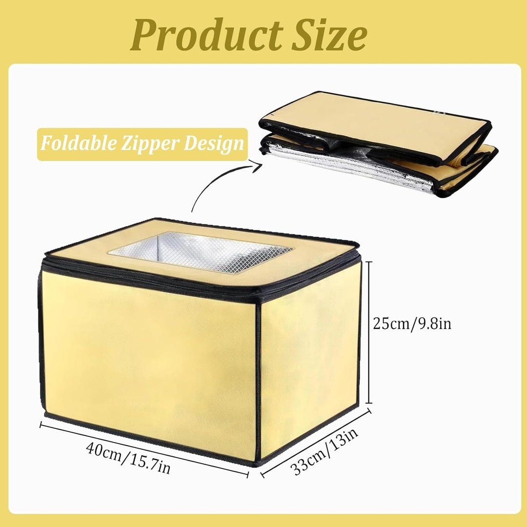 Brot Gärbox Sauerteig, Brot Gärbox mit Heizung und NTC-Temperatursensor, Gärschrank for Teig mit Ein