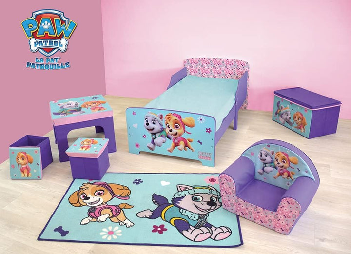Fun House 712724 Paw Patrol Kinder Spielzeugkiste faltbar, blau, à partir de 3 ans