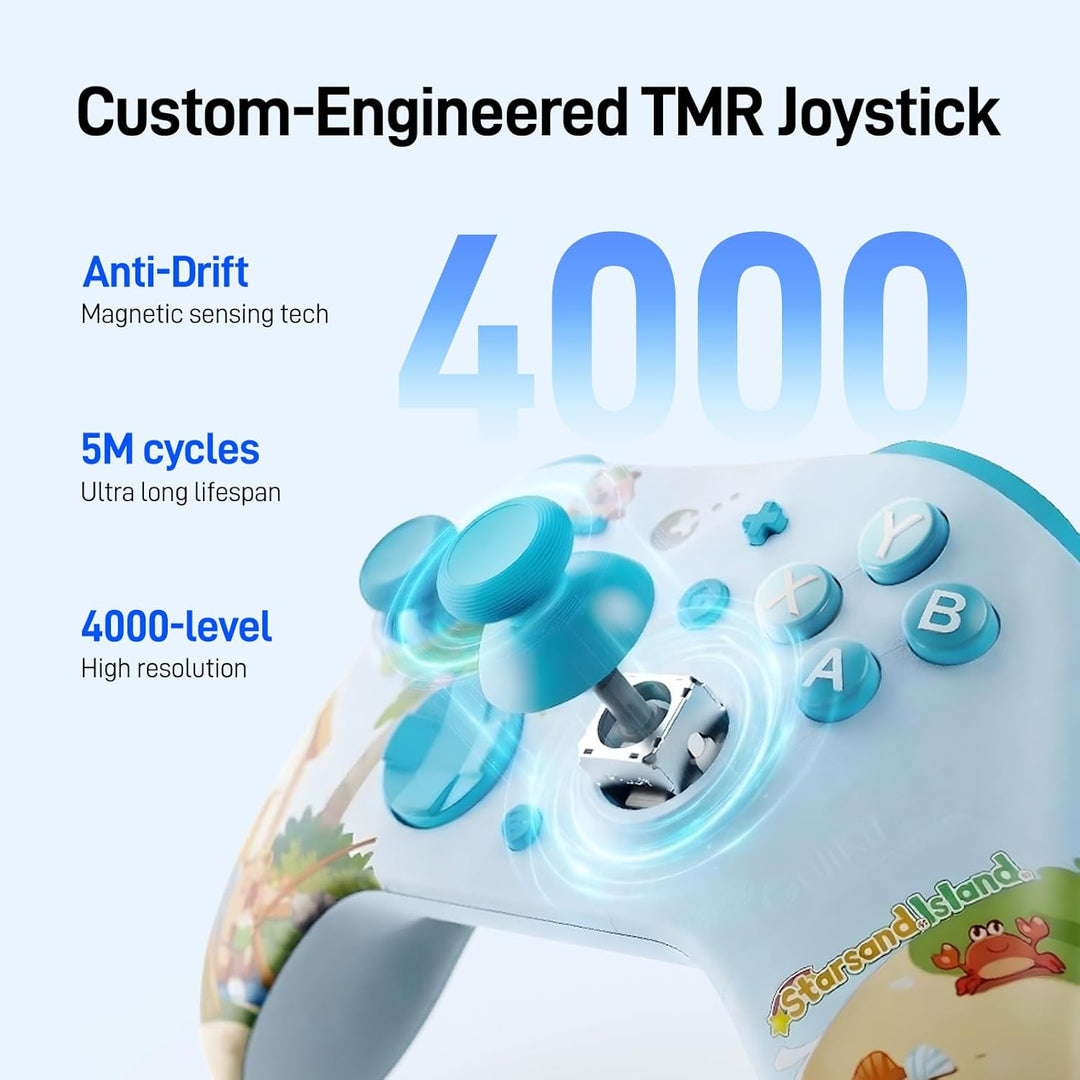 GuliKit ES PRO Wireless PC Gaming Controller für Switch 1/2, Windows/Android/Mac/Steam Deck mit 3,25