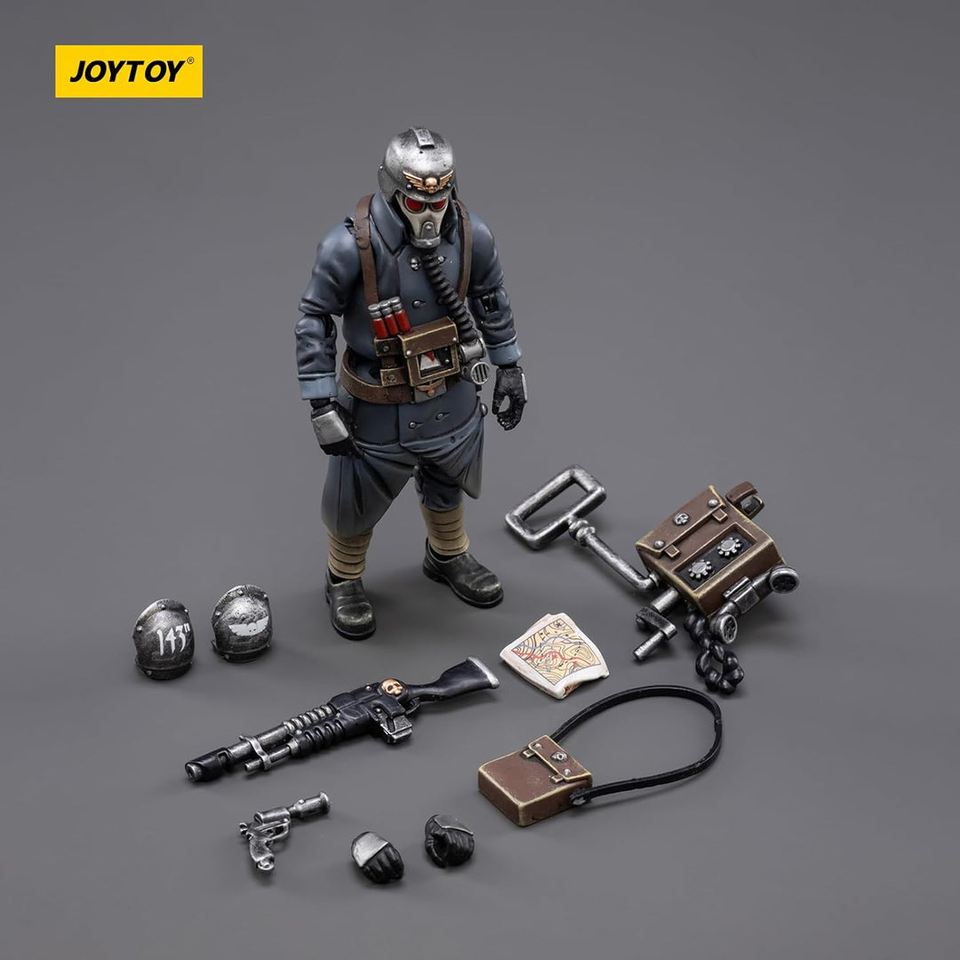 JOYTOY Warhammer 40K Astra Militarum Death Korps of Krieg Veteran Squad Guardsman Communications Spe