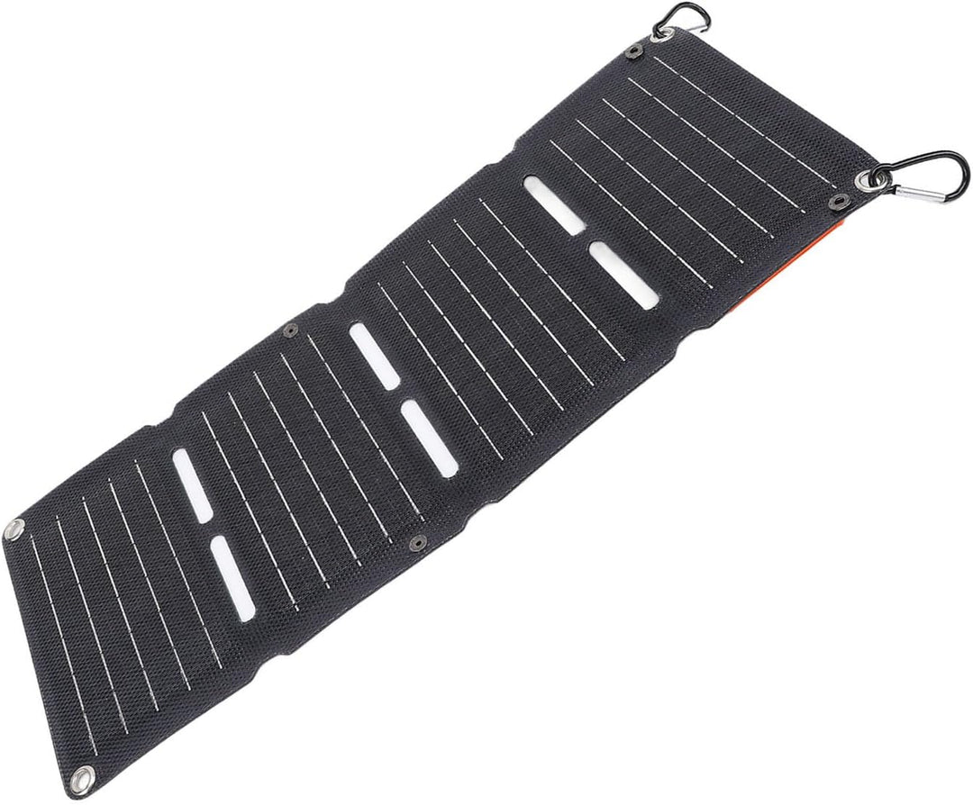 40 W Faltbares Solarpanel mit USB-C-USB-A-Ausgängen für Telefone, Powerbanks, Tablets, Schnelles Auf