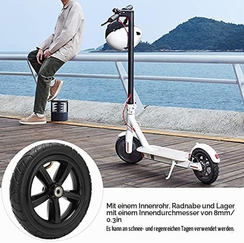 Tbest Luftrad 8 Zoll,200 X 45 Rollerreifen,Elektroroller Luftreifen Rad &amp; Felge,Räder 8 Zoll 200 X 4