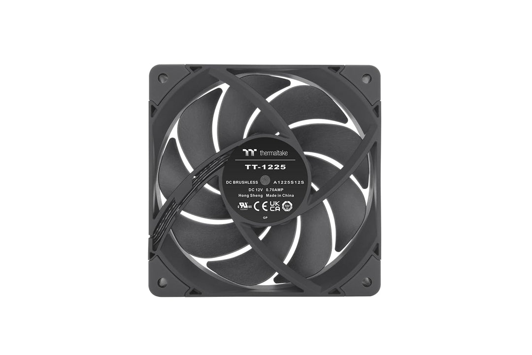 Thermaltake TOUGHFAN 12 Pro High Static Pressure PC Cooling Fan (2-Fan Pack) 2 Fächer 120MM Schwarz,