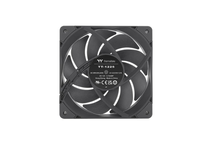 Thermaltake TOUGHFAN 12 Pro High Static Pressure PC Cooling Fan (2-Fan Pack) 2 Fächer 120MM Schwarz,