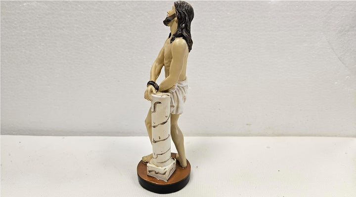 Gesù legato colonna cm.19,50 resina Presepe pasquale by Paben