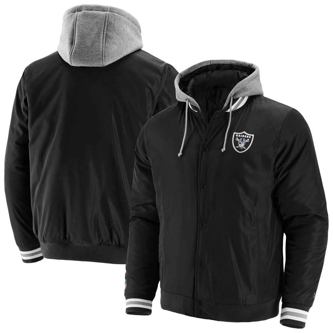 Fanatics Las Vegas Raiders Black NFL Sateen Jacket S Schwarz, S Schwarz