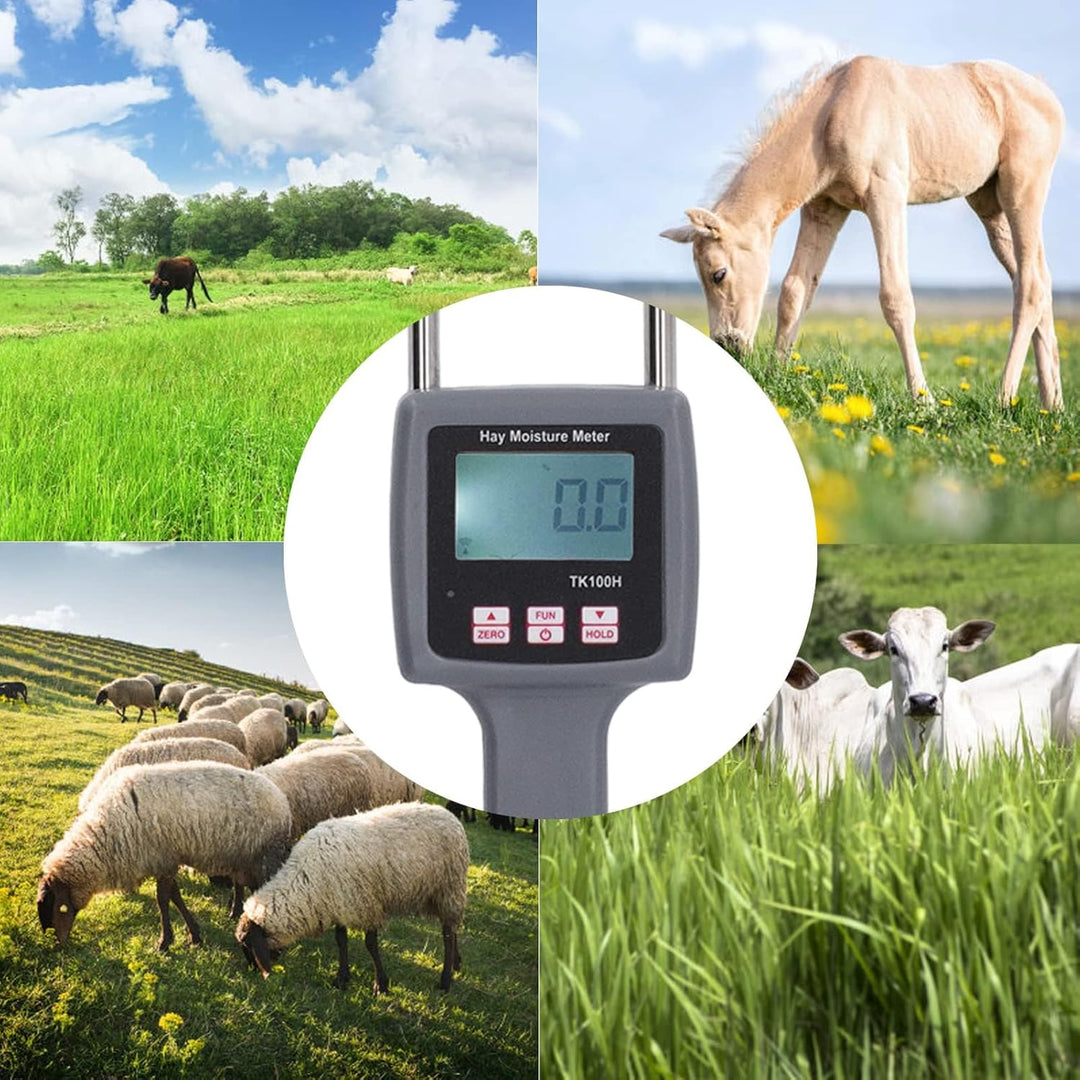 Tragbares Feuchtigkeitsmessgerät Digital für Heu und Landwirtschaft zur Wasserbestimmung