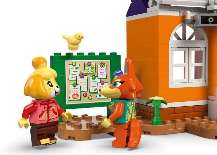 LEGO Animal Crossing K.K. spielt auf dem Festplatz, Bauspielzeug mit Café und Auto aus den Videospie