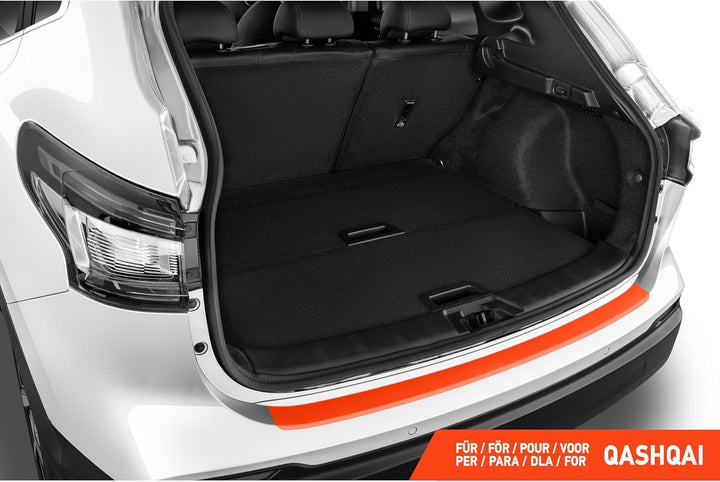 Luxshield Ladekantenschutz Folie für Nissan Qashqai 2 (II) J11 Facelift I 2017-2021 - Stossstangensc