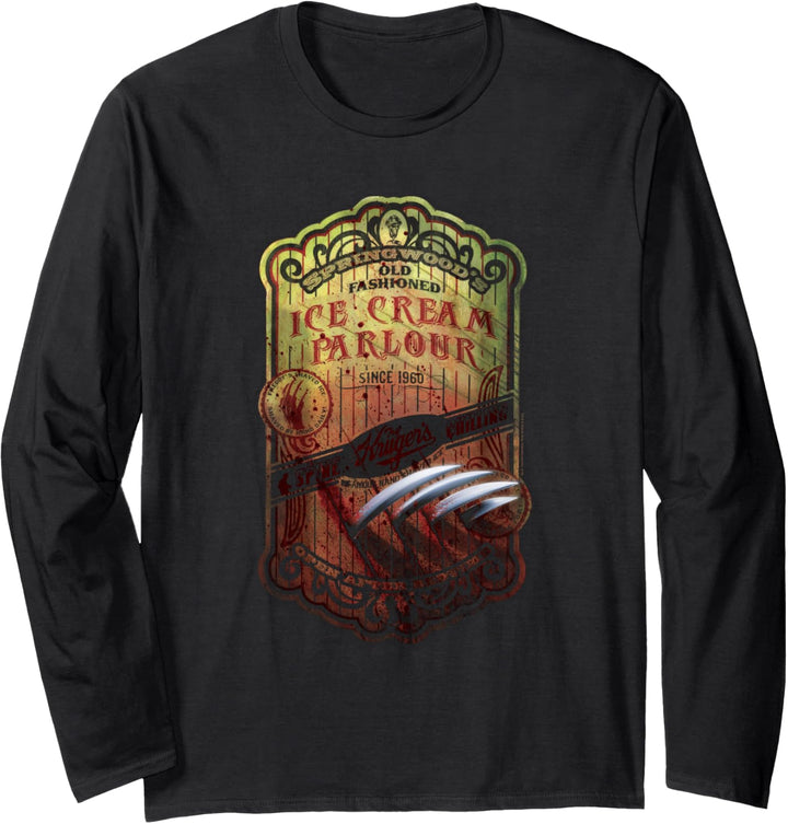 Nightmare on Elm Street Ice Cream Parlour Langarmshirt