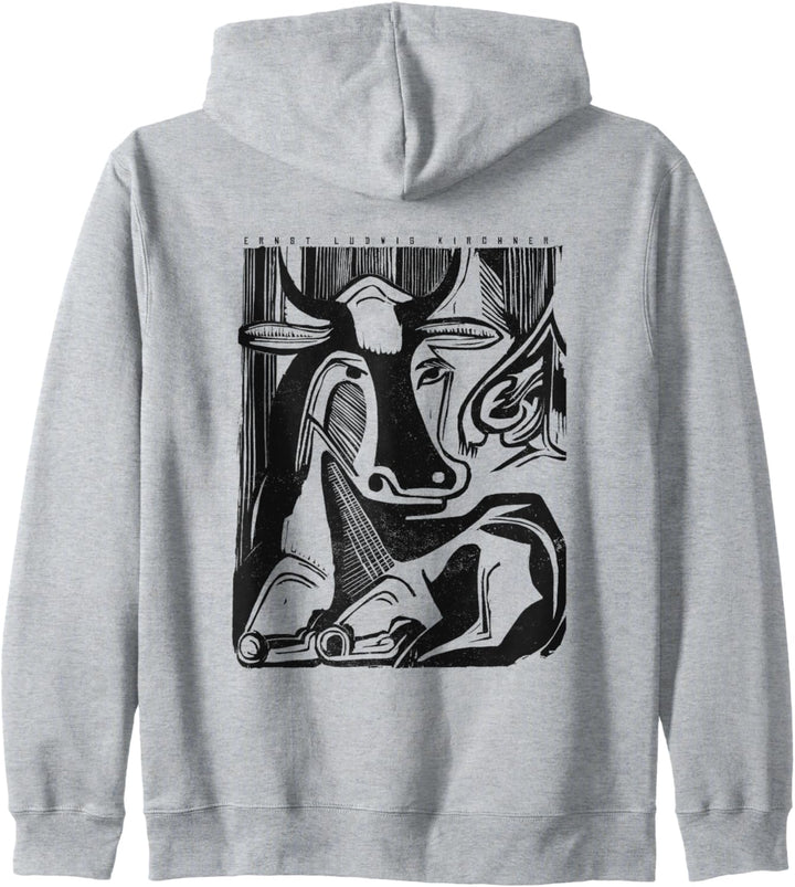 Ernst Ludwig Kirchner Expressionismus Grosse Liegende Kuh Kapuzenjacke