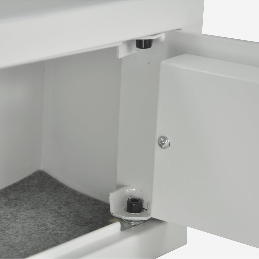 ALSTEN TECH Wandsafe Einmauertresor 310 x 210 x 150 mm 5,5 kg Schlüsseltresor mit Doppelbartschloss