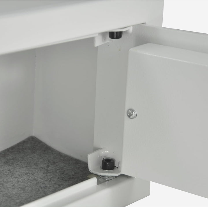 ALSTEN TECH Wandsafe Einmauertresor 310 x 210 x 150 mm 5,5 kg Schlüsseltresor mit Doppelbartschloss