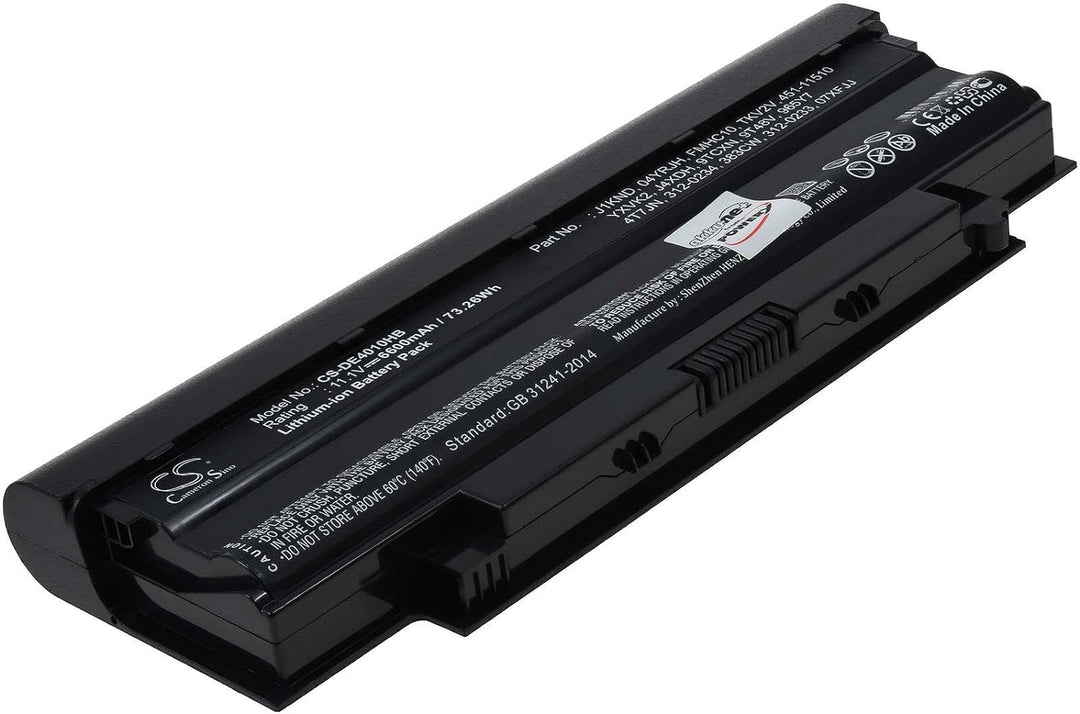 Akku für Dell Vostro 3750 6600mAh, 11,1V, Li-Ion