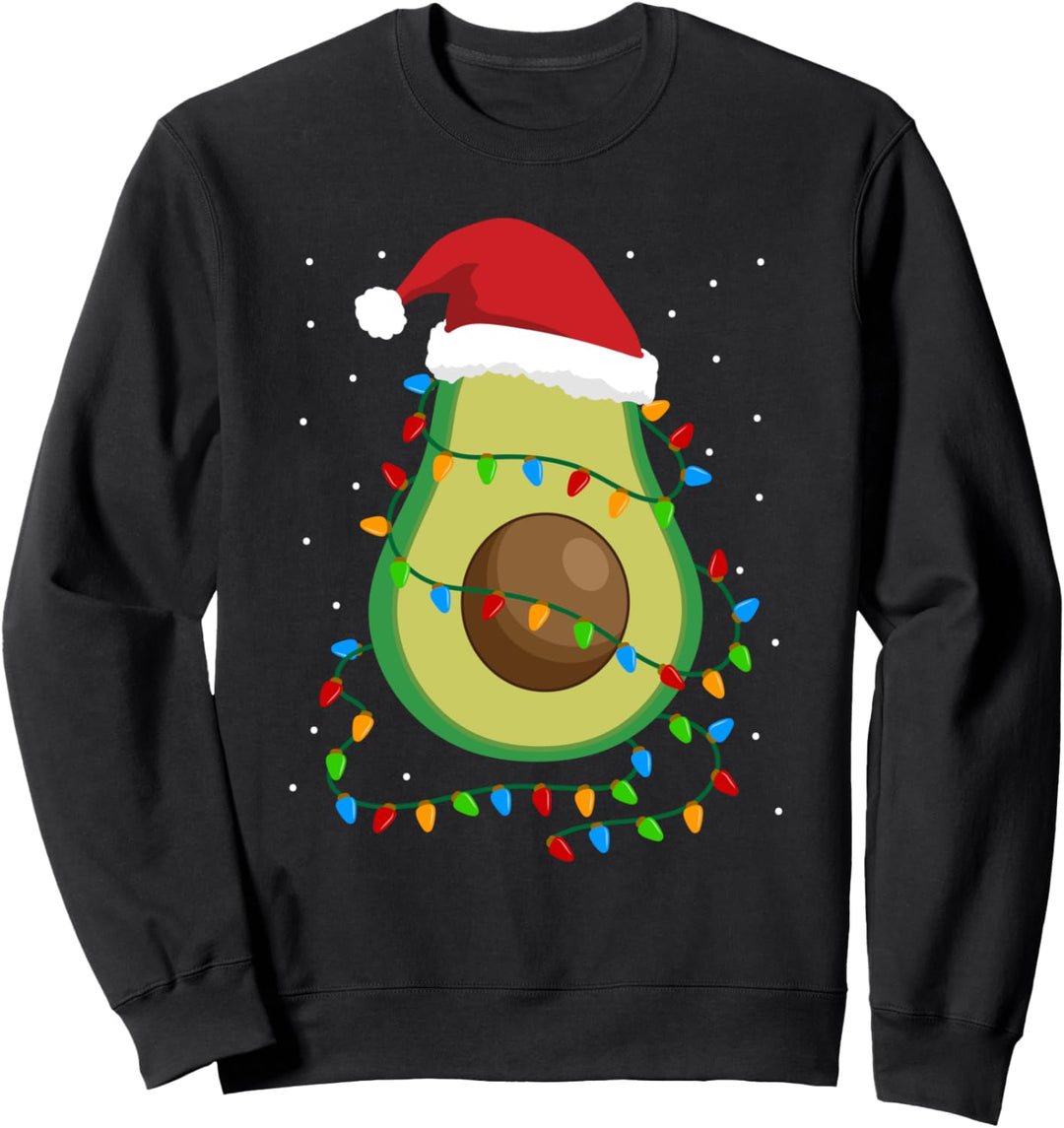 weihnachtsmann avocado Weihnachten Sweatshirt