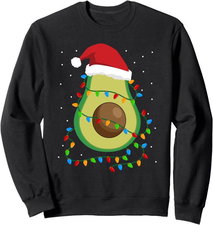 weihnachtsmann avocado Weihnachten Sweatshirt