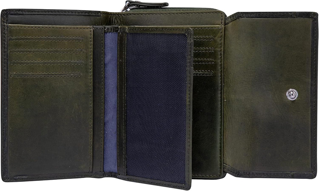 Maitre - Birkenfeld Dalene Purse SH8F Grün 12X10 Farbe:grün / Material:textile,leather, 12X10 Farbe: