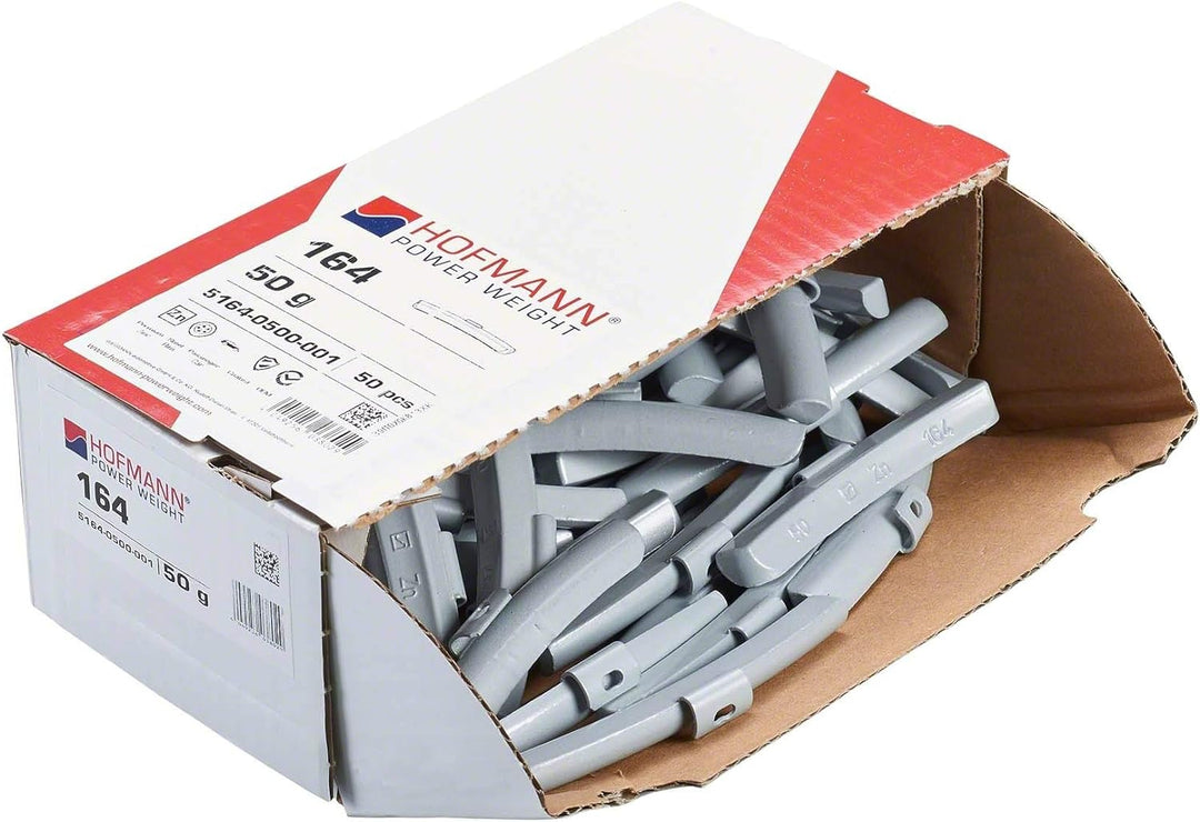 Hofmann Power Weight 5164-0500-001 Schlaggewichte Zink 50 g, 50 Stück