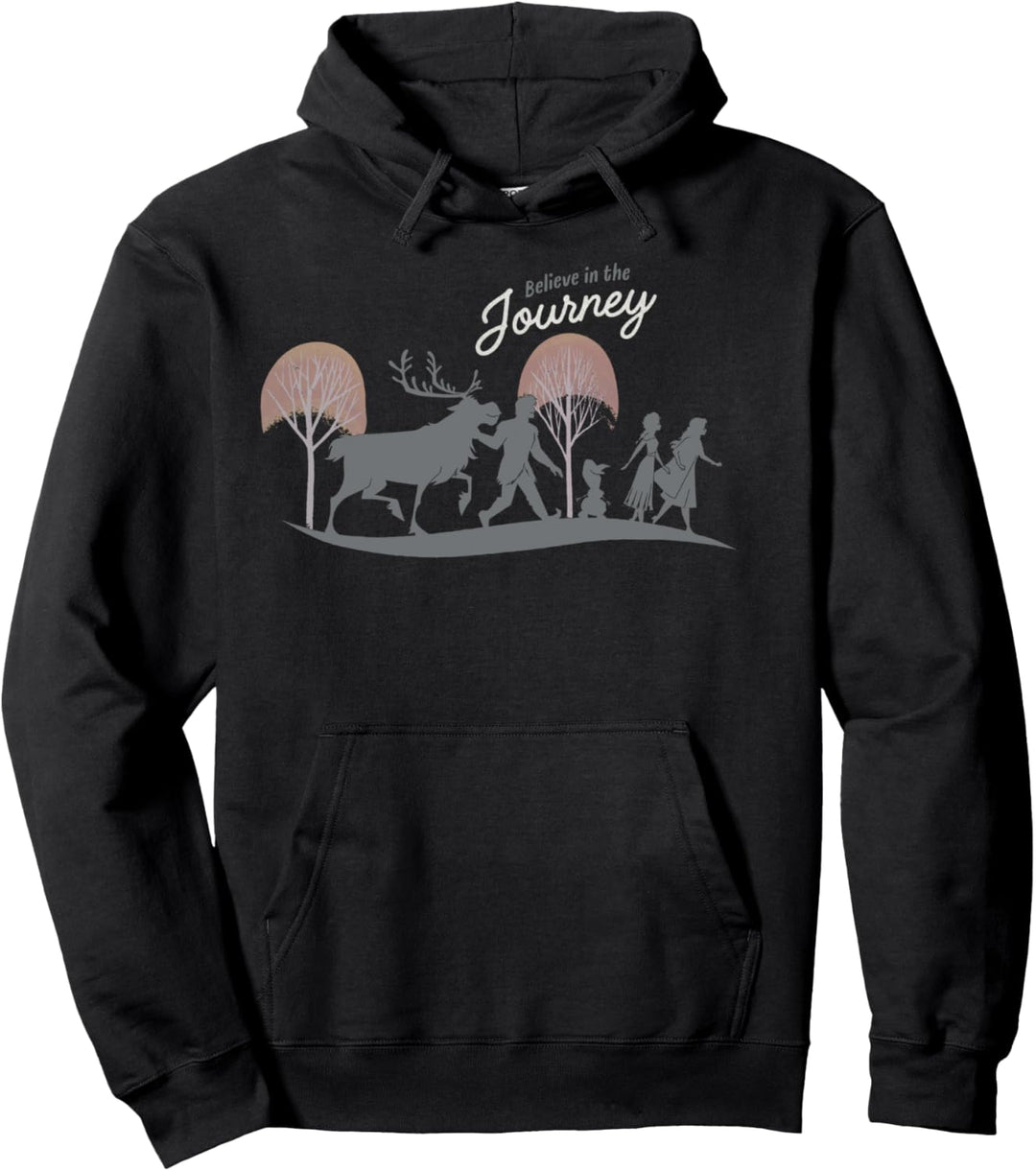 Disney Frozen 2 Believe In The Journey Silhouettes Pullover Hoodie