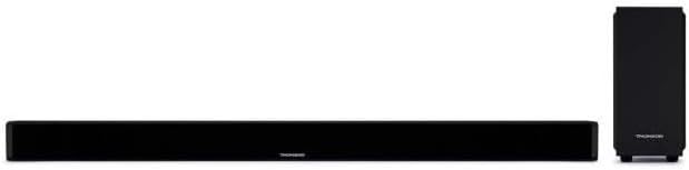THOMSON sb250bt Soundbar mit Subwoofer, Bluetooth, USB, SD, 200 W Schwarz