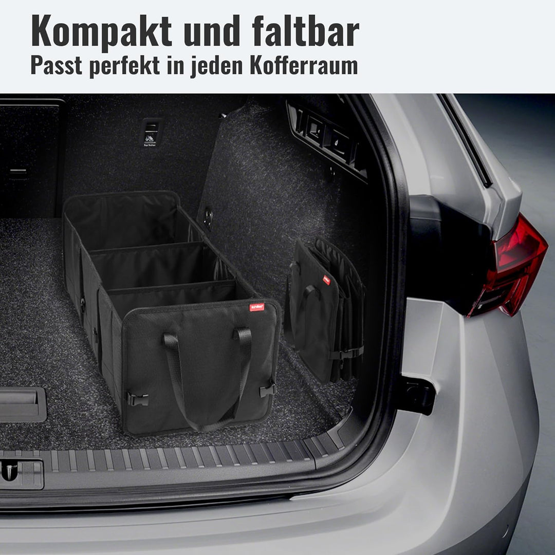 achilles Faltbare Autobox, Auto Organizer, Grössenverstellbare Kofferraumtasche, Faltkorb, Autotasch