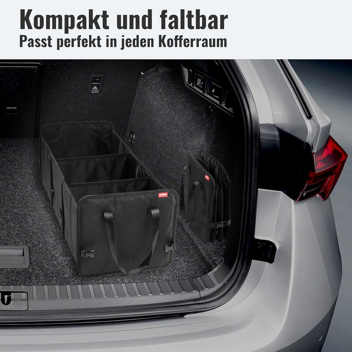 achilles Faltbare Autobox, Auto Organizer, Grössenverstellbare Kofferraumtasche, Faltkorb, Autotasch