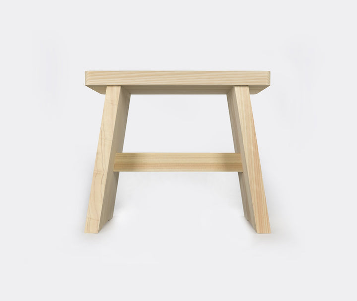 Umezawa Japanischer Onsen Stil Bad Hocker - Sauna &amp; Badesitz aus Holz, Braun, Klassisch, 27 x 17 x 2